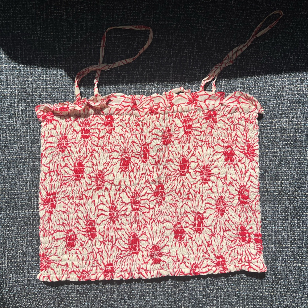 Smocked sunflower tube top - Picture 2 of 3